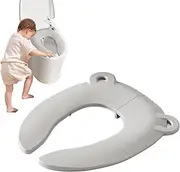 Children's Toilet Seat - Potty Training Toilet Seat | Toilet Seat Attachment Children | Foldable Potty Seat | Non-Slip Portable Toilet Seat for Children | Potty Pad Attachment for Travel