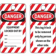 ELECTROMARK Y604111 Danger Tag,5-3/4 x 3 In,Cardstock,PK25
