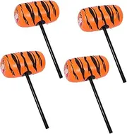 QUMIIRITY 4pcs Inflatable Hammer for Kids Cartoon Mallet Inflates Hammers for Party Favors Family Interaction and Birthday