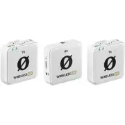 RODE Wireless ME Dual Compact Digital Wireless Microphone System(2.4 GHz, White)