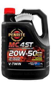 Penrite MC-4ST V Twin 20W-50 100% Pao & Ester 4L - MC4VT20W50004
