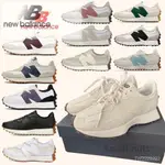 帶鞋盒包裝327 327男女跑鞋休閒運動鞋NEWBALANCE玫瑰灰橡木登山鞋