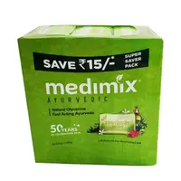 在飛比找樂天市場購物網優惠-Medimix 草本寶貝美膚皂(125g/3入(淺綠)) [