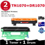 Comb Compatible 1X Toner TN-1070 + 1X Drum DR-1070 For Brother HL1110 MFC1810