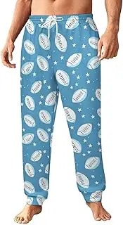 [Generic] Men's Sweatpants, American Footballs Design-6, Polyester Joggers, Sweatpants Jogging Pants for Workout Running