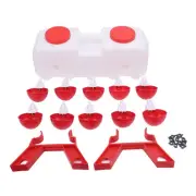 25Pcs Automatic Chicken Water Feeder Stable Base Self Filling Water Dispenser