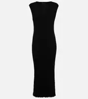 [Proenza Schouler] Proenza Schouler Tatum midi dress AU 8 black