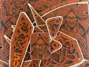 Bally Viking Pinball Machine Playfield Plastic Set NEW RARE Silk Screened