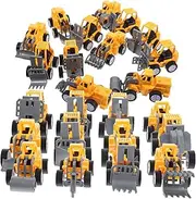 36pcs Engineering Truck Truck for Boys Dump Tractor Car Digger Vehicles Mini Excavator Machine Mini Construction Vehicles Excavator Plastic