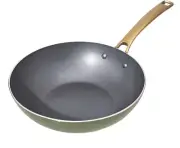 BEAUTIFUL BY DREW BARRYMORE 11" Stir Fry Pan - Sage Green
