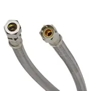 Fluidmaster PRO8F12 CONN FCT 3/8 IN COMP X OD CU TB 12 IN L