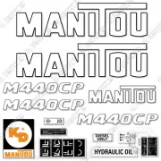 Fits Manitou M440CP Decal Kit Forklift - 7 YEAR 3M OUTDOOR VINYL!