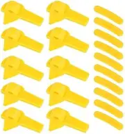 Joyzan Tire Machine Rim Protector, Tire Demount Head Tire Changer Duck Insert Machines Guard Wheel Side Protectors Changing Savers Fixing Tyre Protective Cover Car Accessories for Motorcycle SUV 20pcs