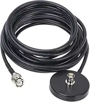 Magnetic Antenna Mount Base with Cable Durable Plate for Car Truck Reliable Mobile Radio Antenna Holder Professional Design for Easy Installation