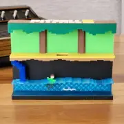 Atari 2600 Diorama - Pitfall 2 - Art / Shelf Decor / Game Room II