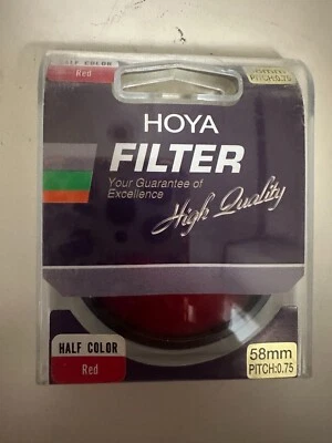 58mm HOYA Half Color Red