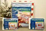 NEW Pem America Kids Fire Engine Dog Patchwork Quilt Shams Bed Set FULL/QUEEN