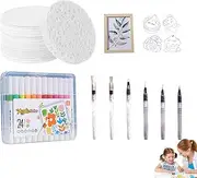 Foam Paint Kit,Foam Paint Art Kit | Preschool Learning Activities, Creative Crafts Supplies for Home Decoration School Supplies Kids Crafts Classes Handcraft Projects