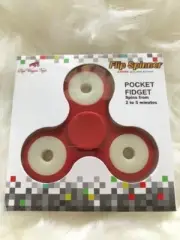 Anti Stress Tri-Fidget Flip Spinner Pocket Fidget Red Wagon Toys Kids Adults