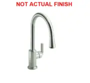 Kallista P23065-00-AG Deck Mounted Pull-down Kitchen Faucet BRUSHED NICKEL New