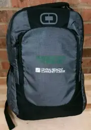 OGIO Logan Padded Backpack Laptop Gray Travel Bag NWT
