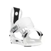 Flow Nexus Fusion Men's Rear Entry Snowboard Bindings, White, Large MY25