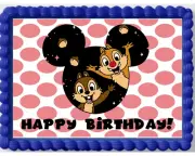 Dale Chipmunks Birthday Image Edible Cake Cupcake Topper Frosting Sheet
