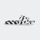 NIB Adidas Marimekko Adilette Women Slides Core Black-Cloud White GW7536 size 10