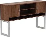Lorell Hutch, Wood, Walnut