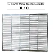 10 x 10 Frame Metal Bound Queen Bee Excluder - Beekeeping Box Beehive Brood Hive