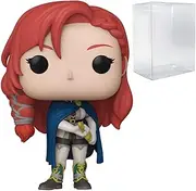 POP The Lord of The Rings: The War of The Rohirrim - Hera Funko Vinyl Figure (Bundled with Compatible Box Protector Case), Multicolor, 3.75 inches