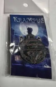 Krampus Bell Ornament Enamel Pin