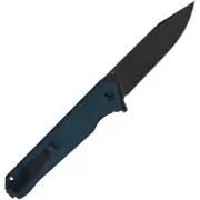 NEW QSP Knife Mamba Linerlock Micarta BLUE Folding Knives