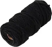 SEWACC 1 Roll Multi Function Cotton Rope of Durable Crafting Cord for DIY Macrame Wall Hangings and Basket Weaving for Creative Projects and Artwork