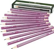 Faber-Castell Sparkle Pearl Graphite Pencil - Bordeaux Barrel - Pack of 12