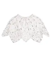 [Tutu Du Monde] Tutu Du Monde Zeppelin sequin-embellished cape One Size white