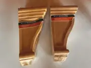 Pair ofWaddell Mission Corbels 14”x 7.5” Hardwood NEW Shelf Mantle Wall Brackets