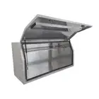 ALUMINIUM CHECKERPLATE TOOL BOX UTE TRAILER STORAGE -FULL SIDE OPEN 1.45M /1.7M!