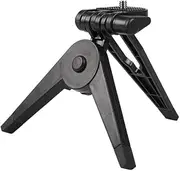 REFLEX CAMERA Mini Portable Folding Tripod with 1/4'' Screw Mount Adapter - ABS Plastic Stabiliser Stand for iPhone, Android & Action Camera, Compact and Lightweight for On-The-Go Photography