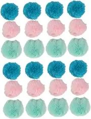 TEHAUX 30pcs Imitation Rabbit Hair Ball Plush Ball Decor 8cm DIY Hat Clothes Handmaking Light Dark Safe Material
