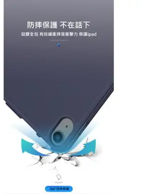 DUX DUCIS Apple iPad Air 10.9 OSOM 筆槽皮套(支援休眠喚醒)