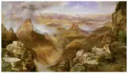 Decor Nature POSTER. Rocky mountains landscape view. Home Shop Wall Art. 1614