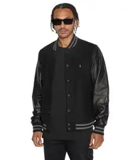1999 King Letterman Jacket - Black | Ksubi ++