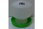 1.3 Litre Poultry Waterer for Chickens/Chooks - White & Green