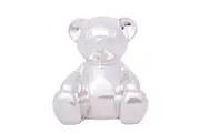 Gibson Gifts Silver Teddy Bear Moneybank Storage Baby/Infant Gift Keepsake