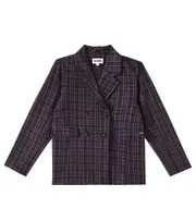 [Molo] Molo Hawa checked blazer Y 6 blue
