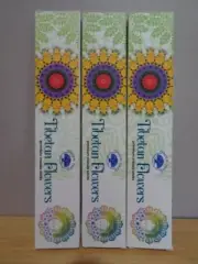 Tibetan Flowers Incense 3 Packs x 15g ~ Green Tree ~ Premium Masala Sticks
