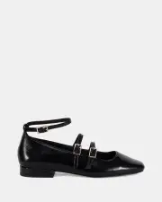 Miss Sofie Mayson/Black Patent Womens Flats 10