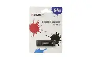Emtec K100 USB 2.0 64GB USB 2.0 Single pack - Dark Grey