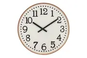 Amalfi Thomas Wall Clock - White/Natural